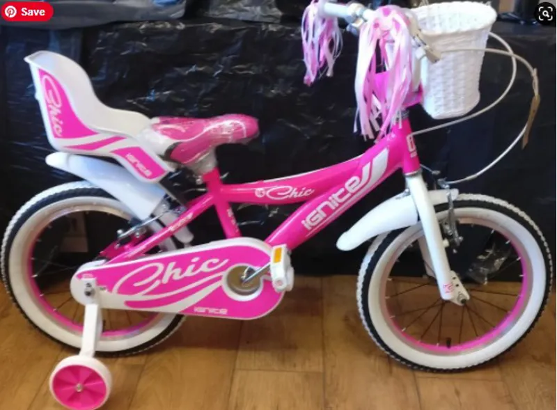 Chic Pink Kids Bike-2